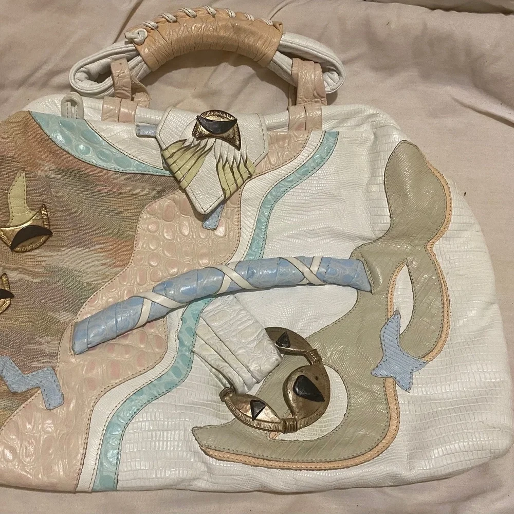 Bags By Pinky Vintage Top Handle Bag - Picture 1 of 5
